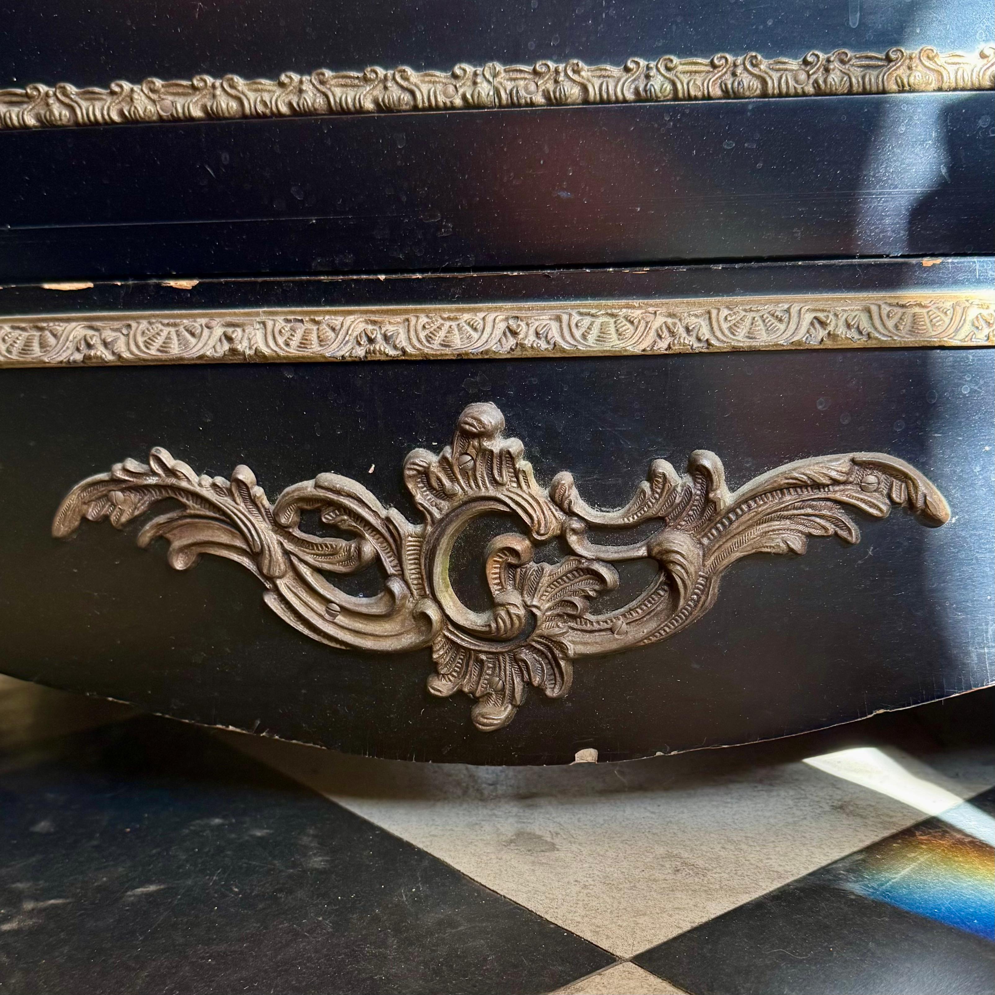 Vintage Boulle-Style Cabinet, 20th Century