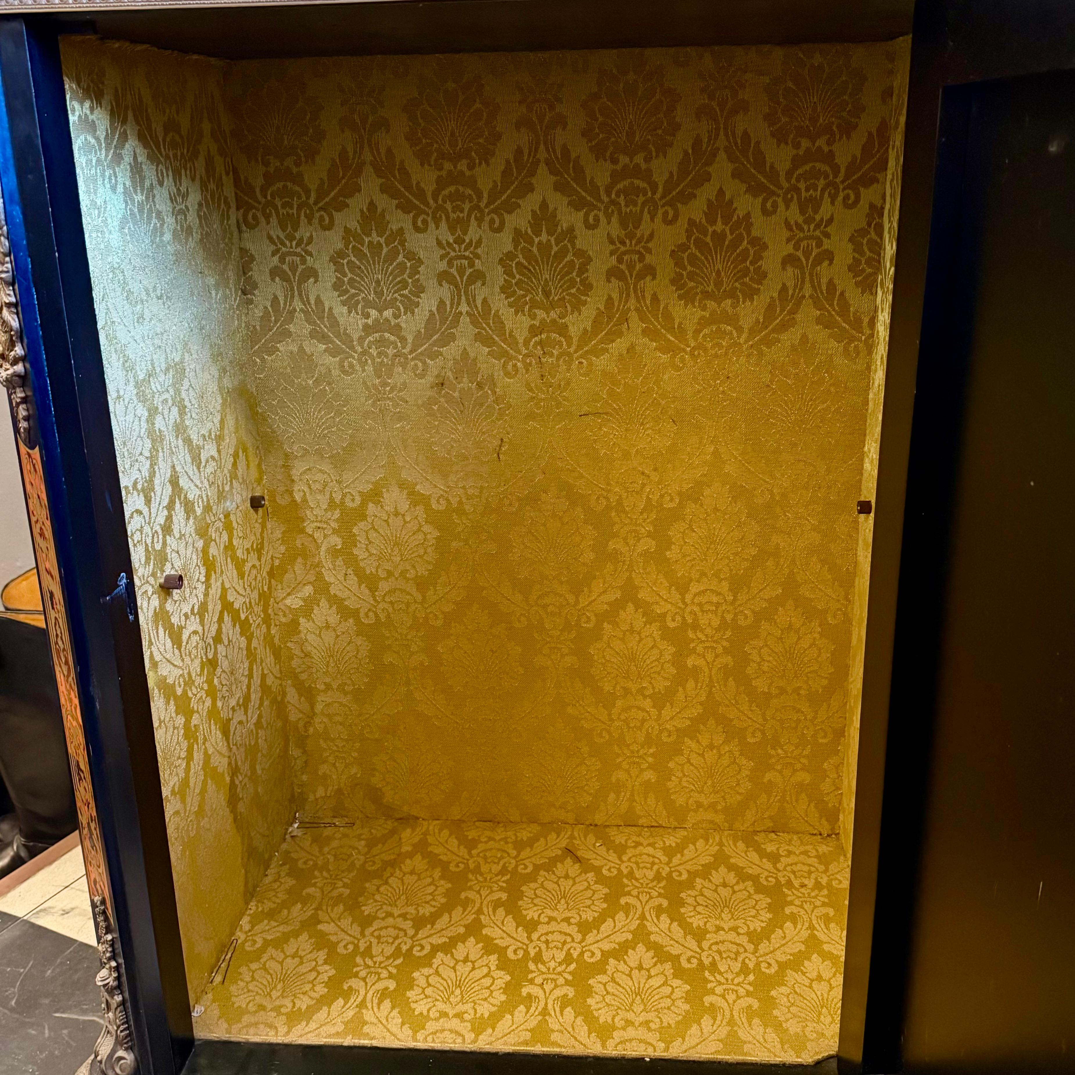 Vintage Boulle-Style Cabinet, 20th Century