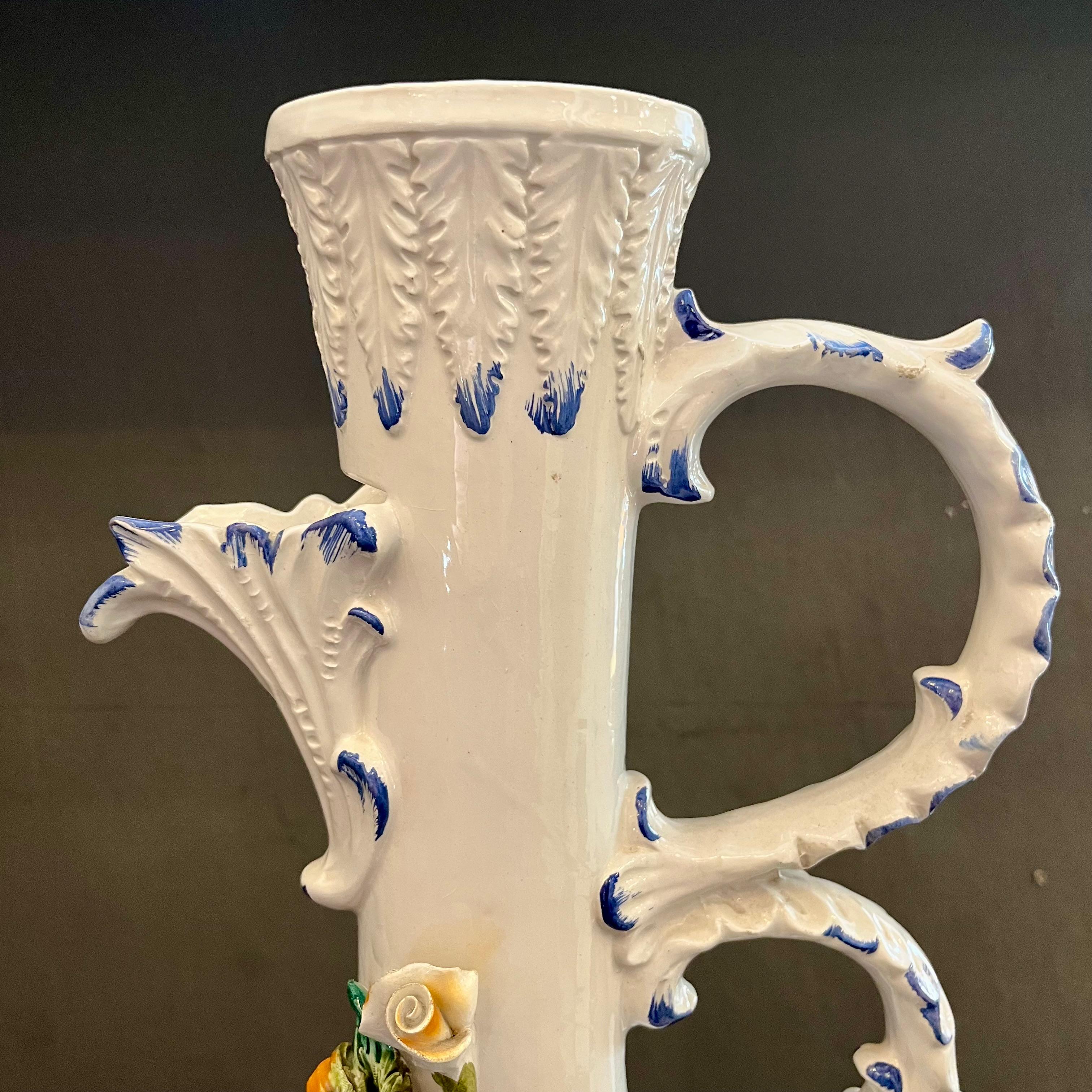 Gorgeous Vintage Capidimonte Water Pitcher