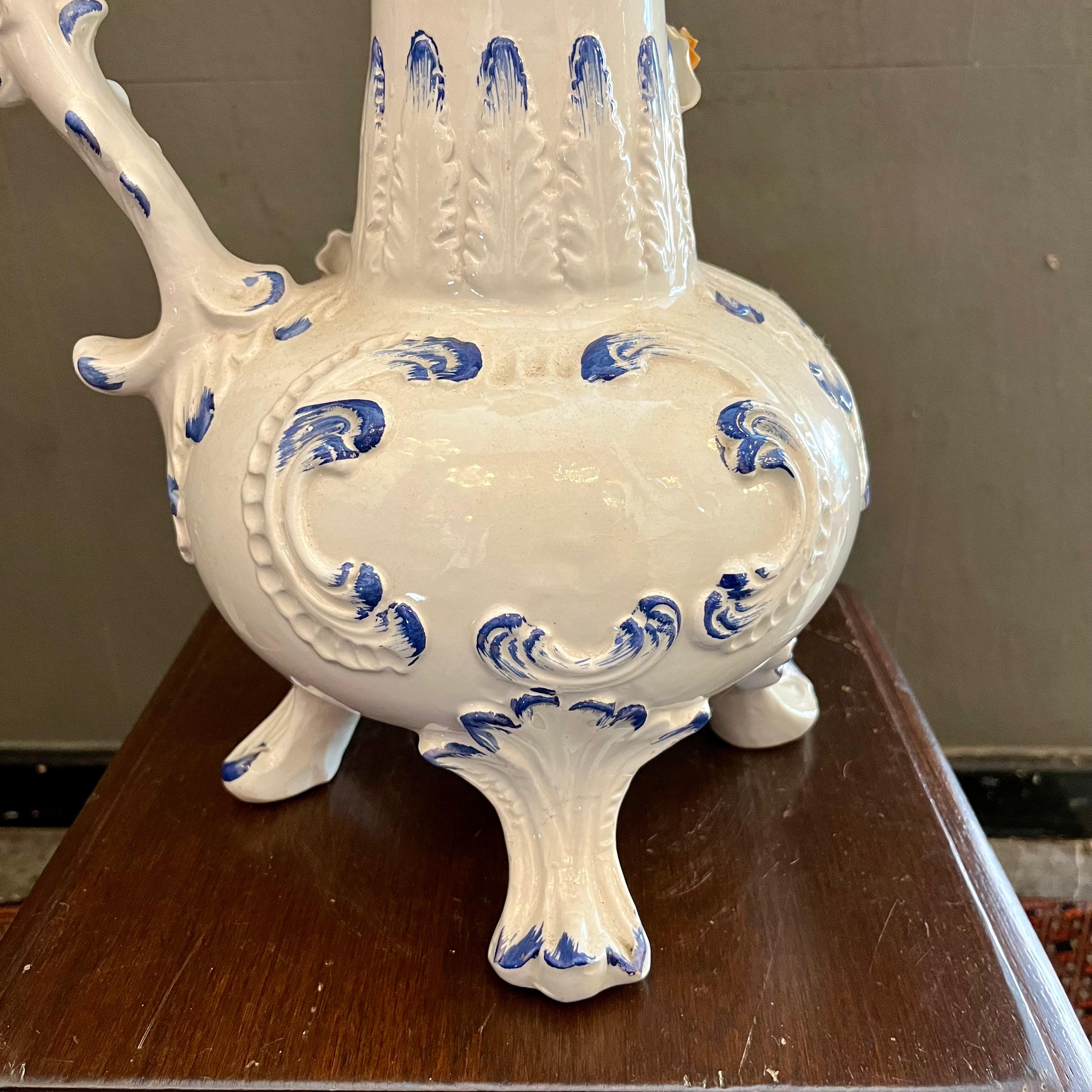 Gorgeous Vintage Capidimonte Water Pitcher