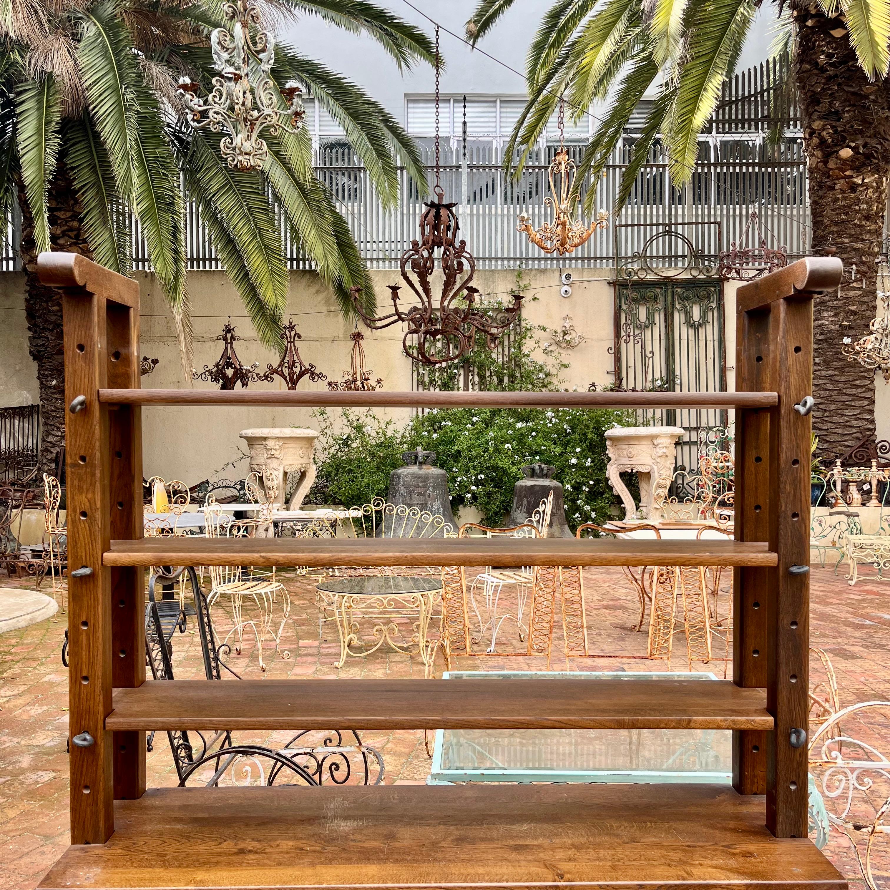 Early 20th Century Oak Dresser with Adjustable Shelving