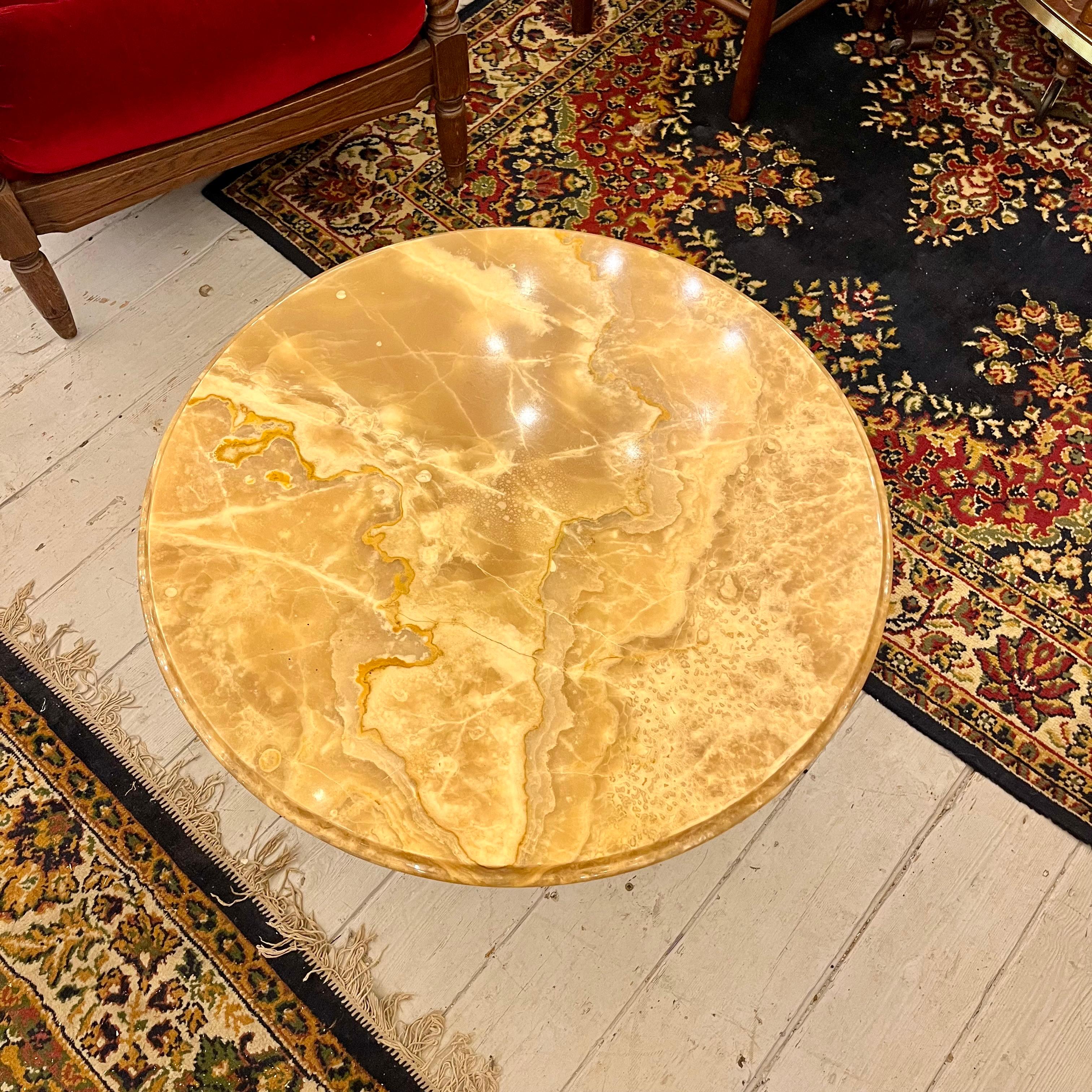 Neoclassical Onyx & Gilt Bronze Table, c.1920