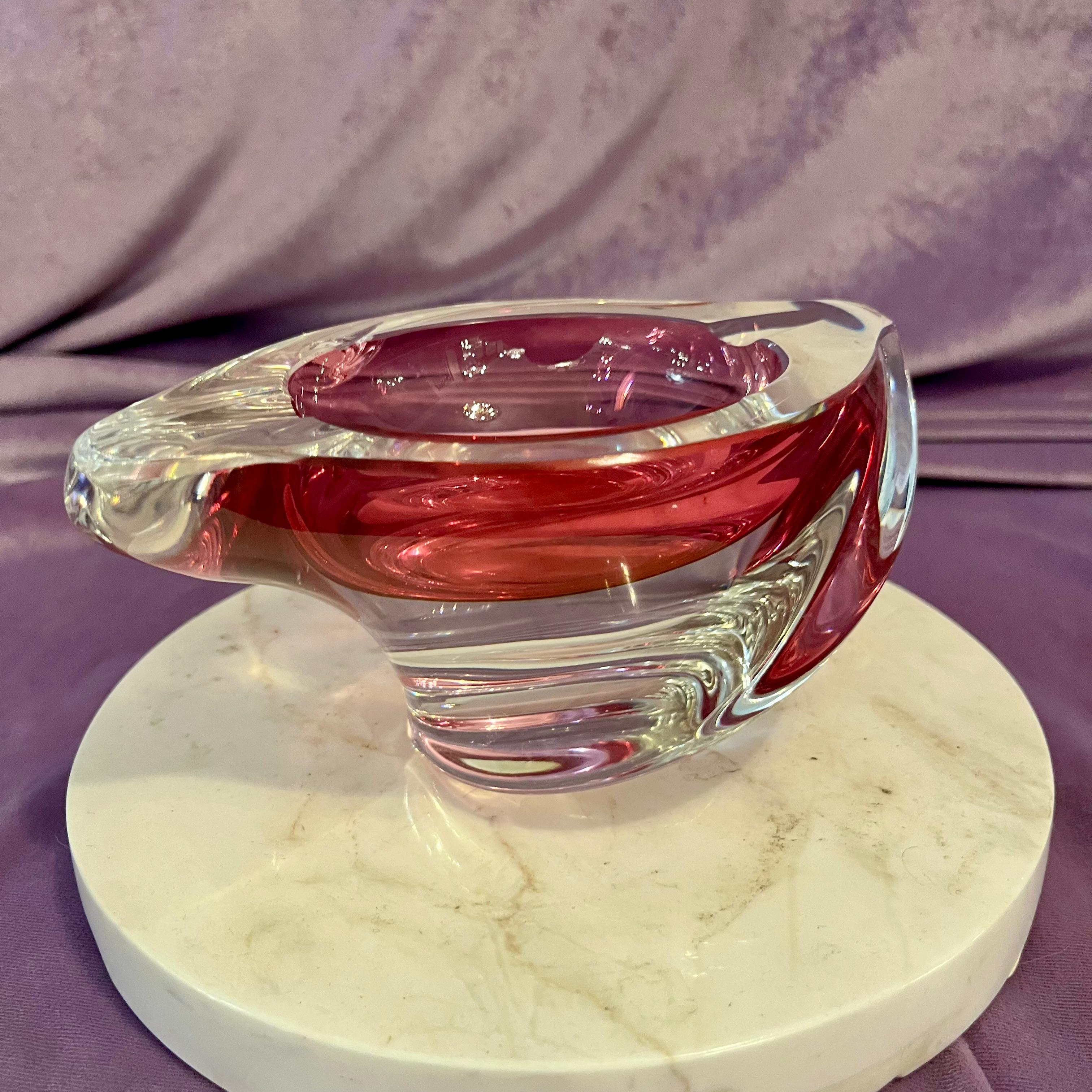 Sweet Pink Murano Ashtray