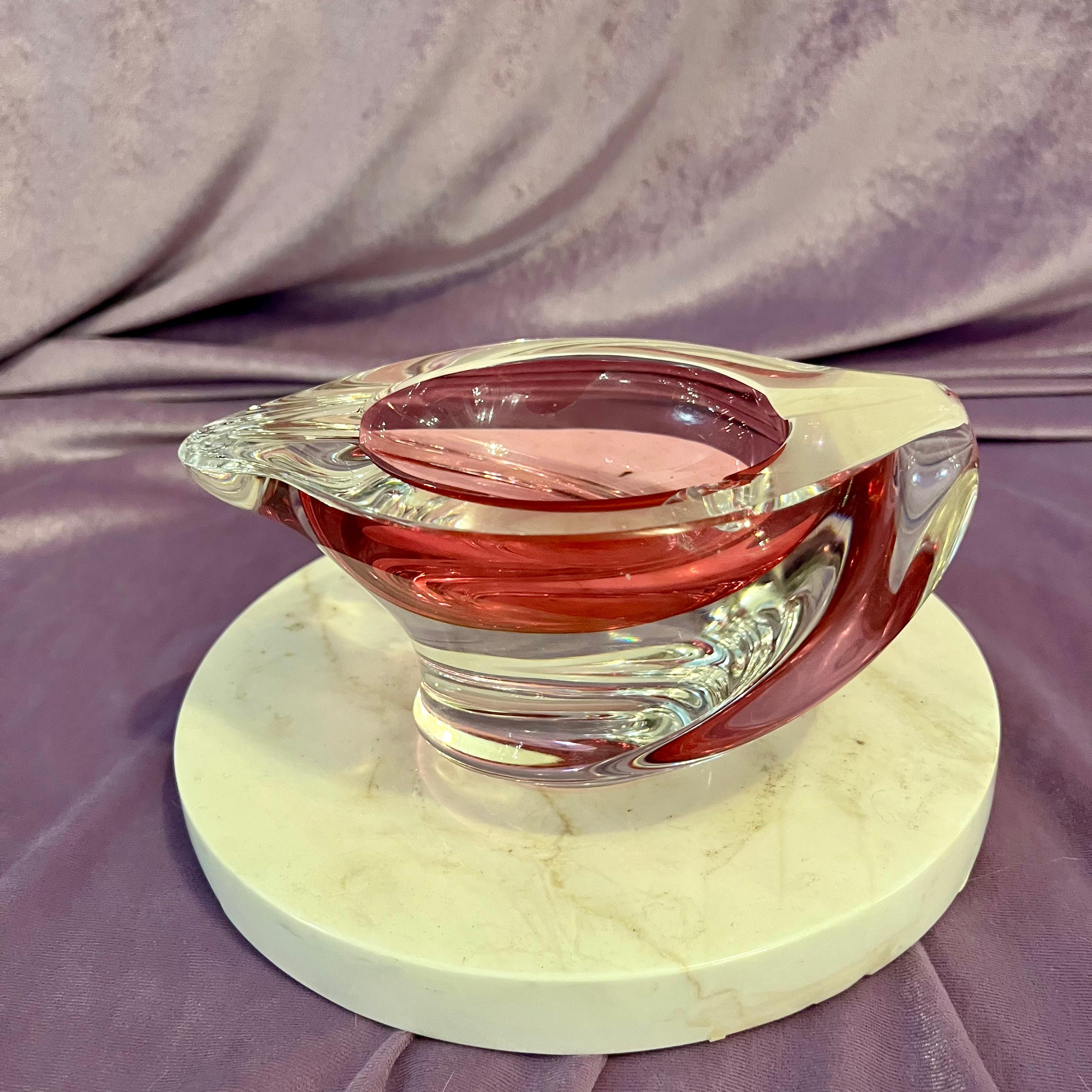 Sweet Pink Murano Ashtray