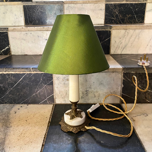 Marble and Brass Desk Lamp