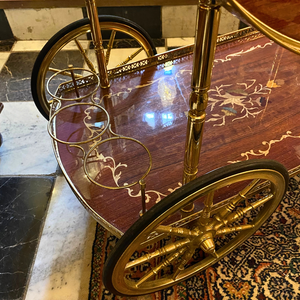 Unusual Round Drinks Trolley - SOLD