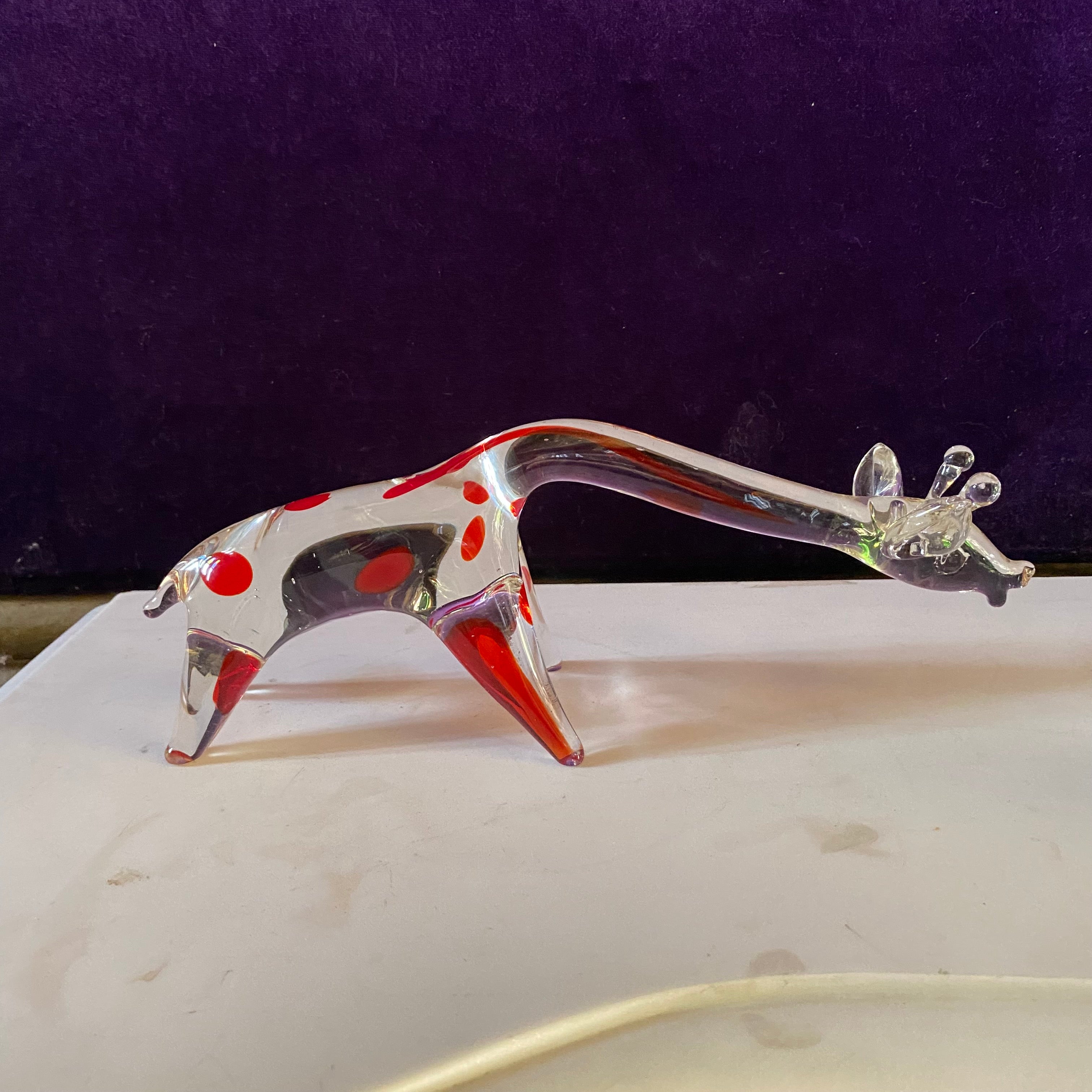 Unusual Murano Glass Giraffe - SOLD