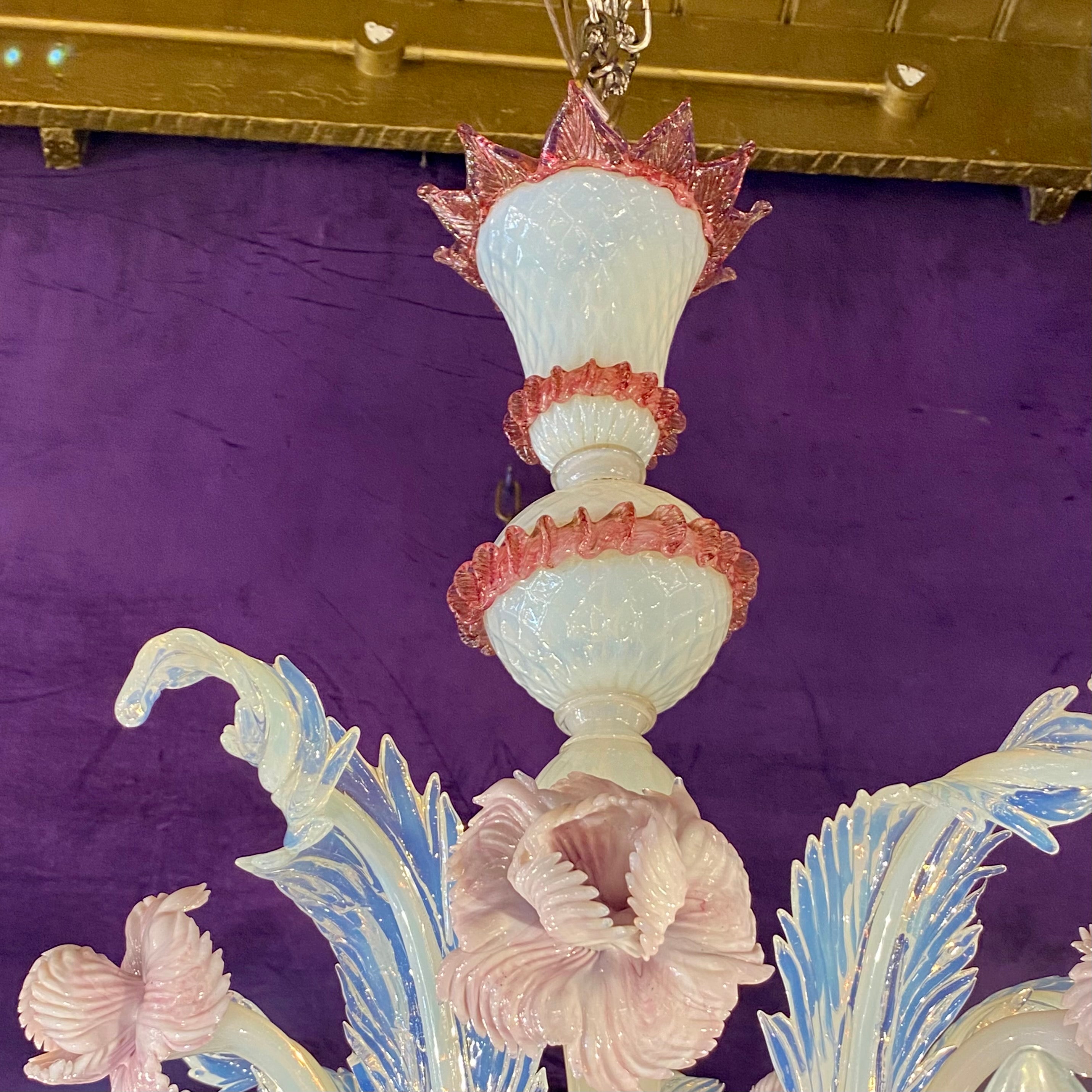 Beautiful Antique Murano Glass Chandelier - SOLD