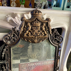 Ornate Cast Frame with Aged Mirror