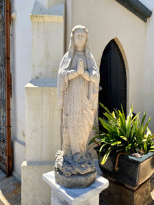 Sandstone Mary Statue