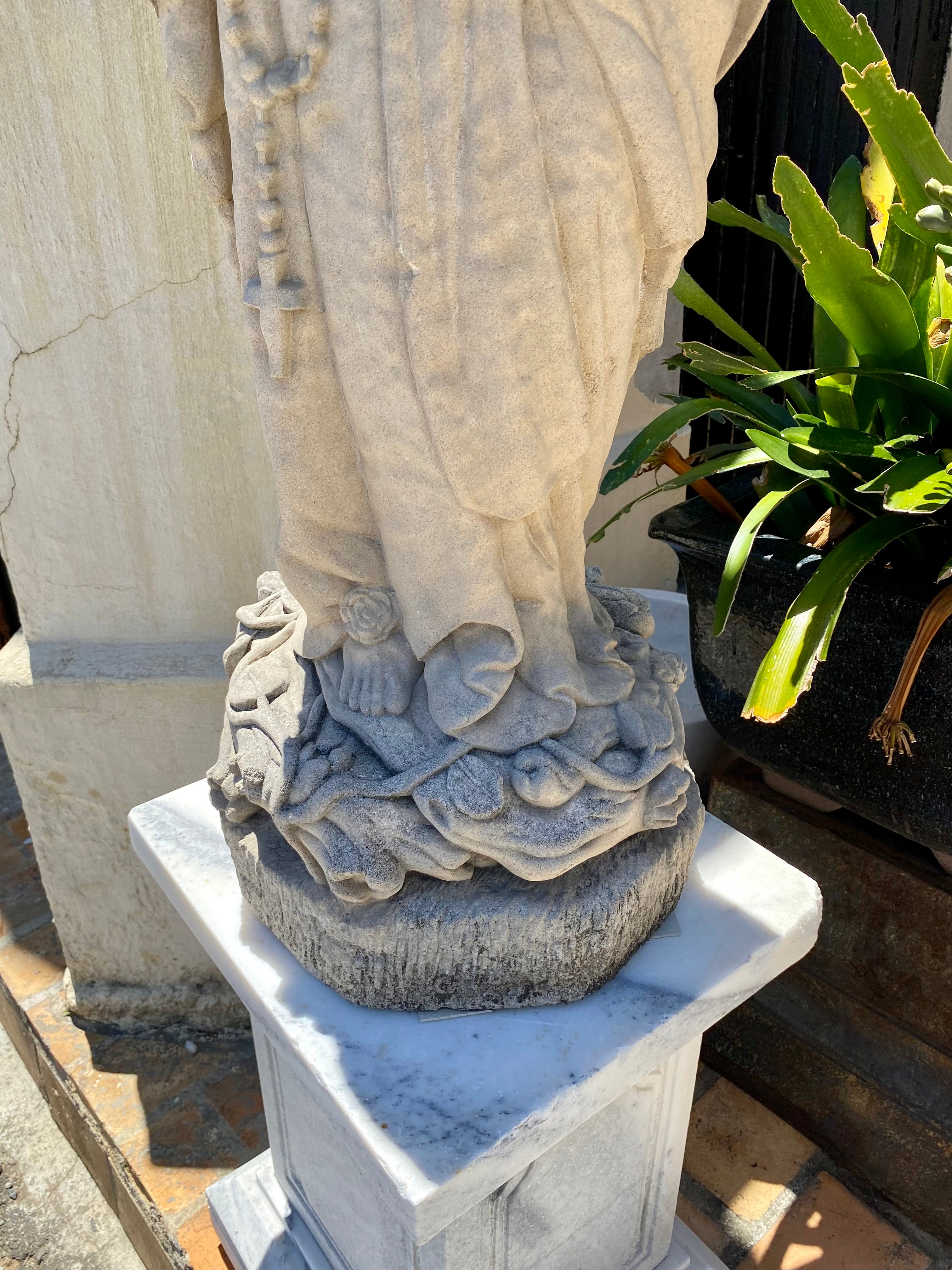 Sandstone Mary Statue - SOLD