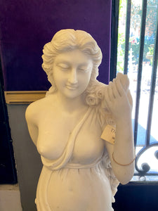 Classical White Marble Statue - SOLD