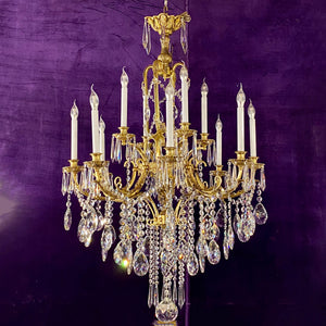 Beautiful and Large Delos Custom Chandelier