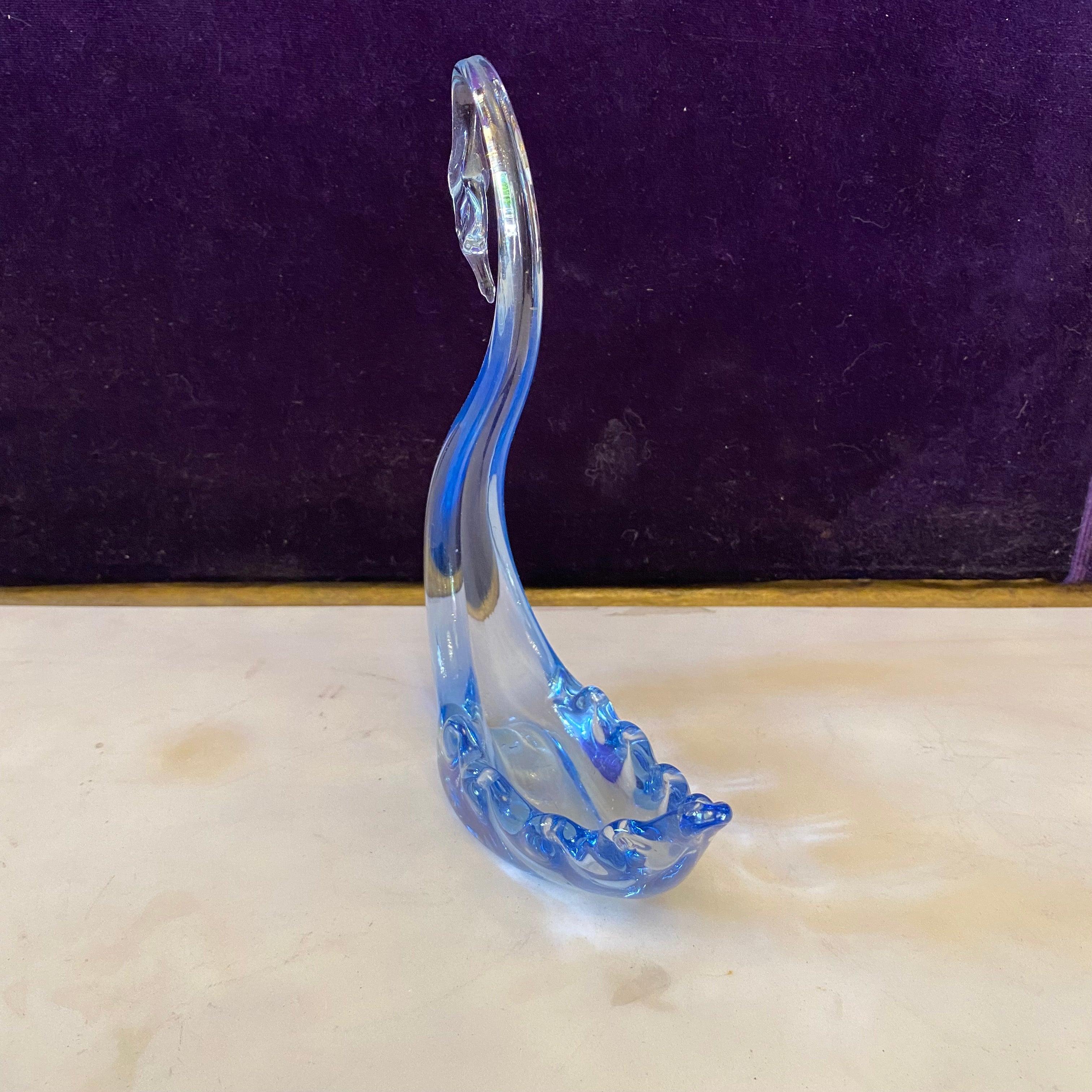 A Vintage Murano Bon Bon Swan Dish - SOLD