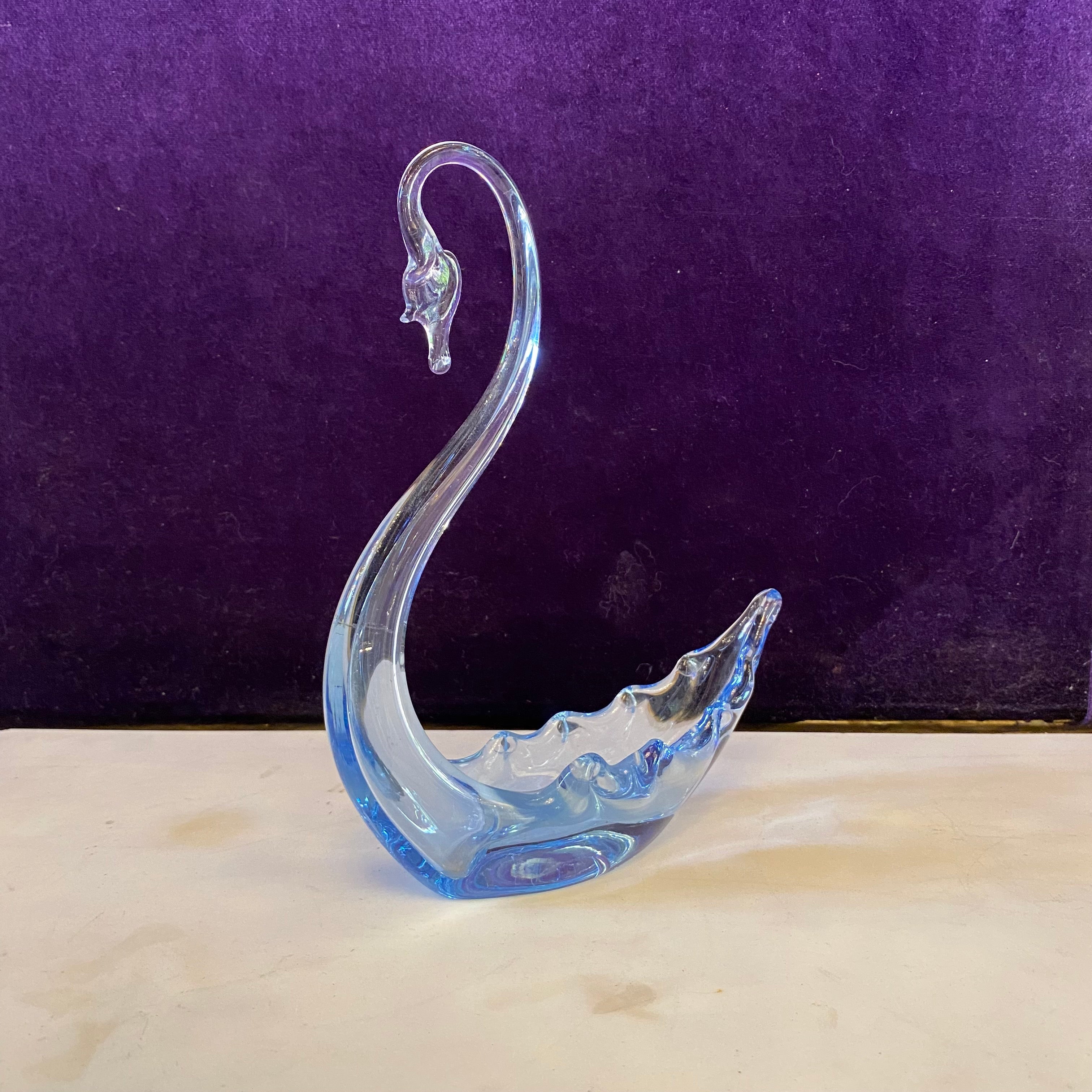 A Vintage Murano Bon Bon Swan Dish - SOLD