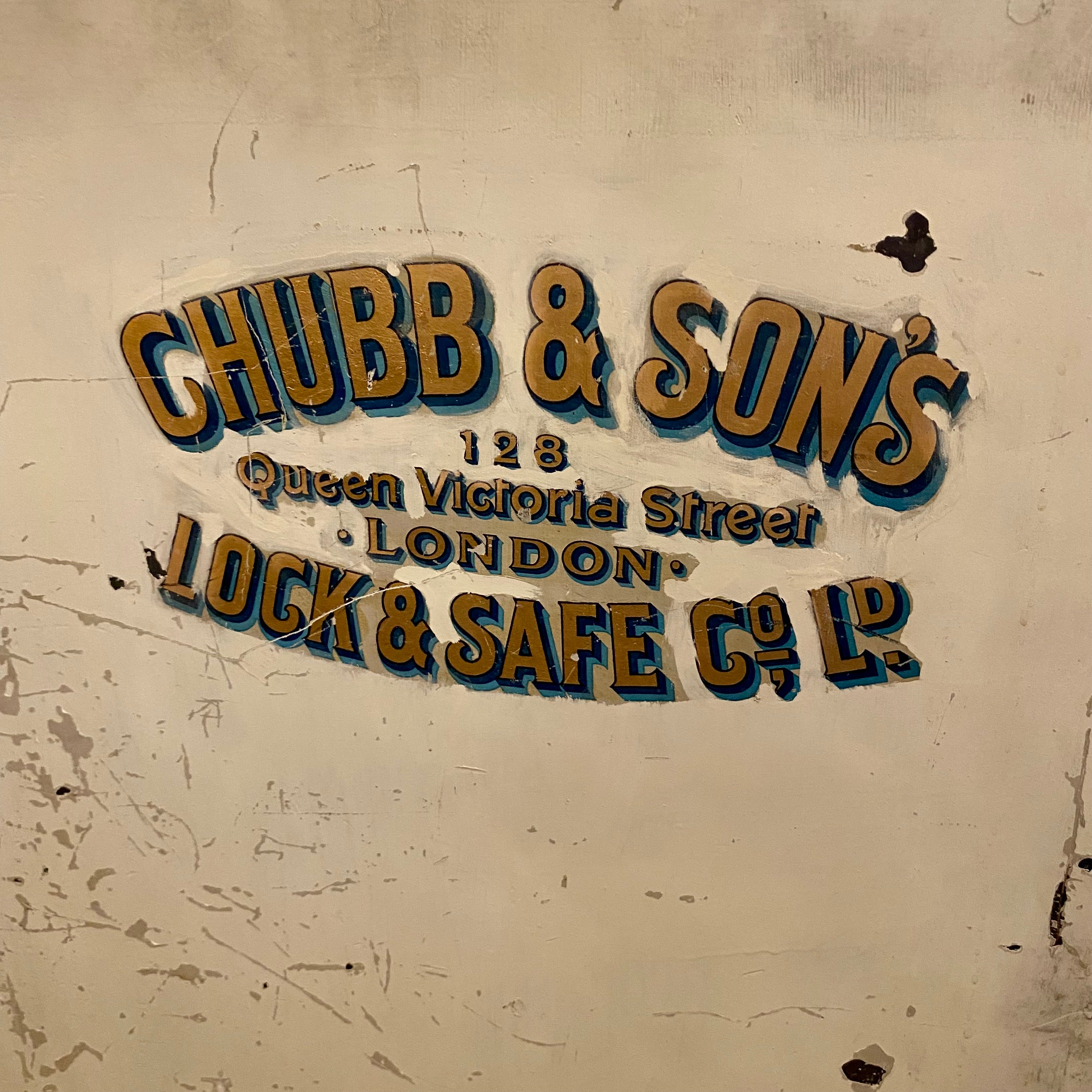 A Very Handsome Antique "Chubb" Safe - SOLD