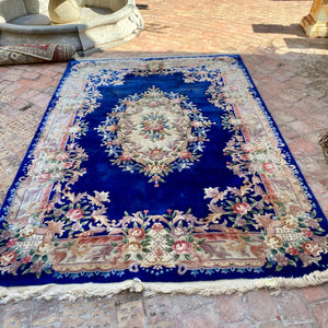 Gorgeous Vintage Royal Blue Rug - SOLD