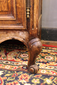 Late 19th Century French Oak Provencal Armoire with Snails Feet - SOLD