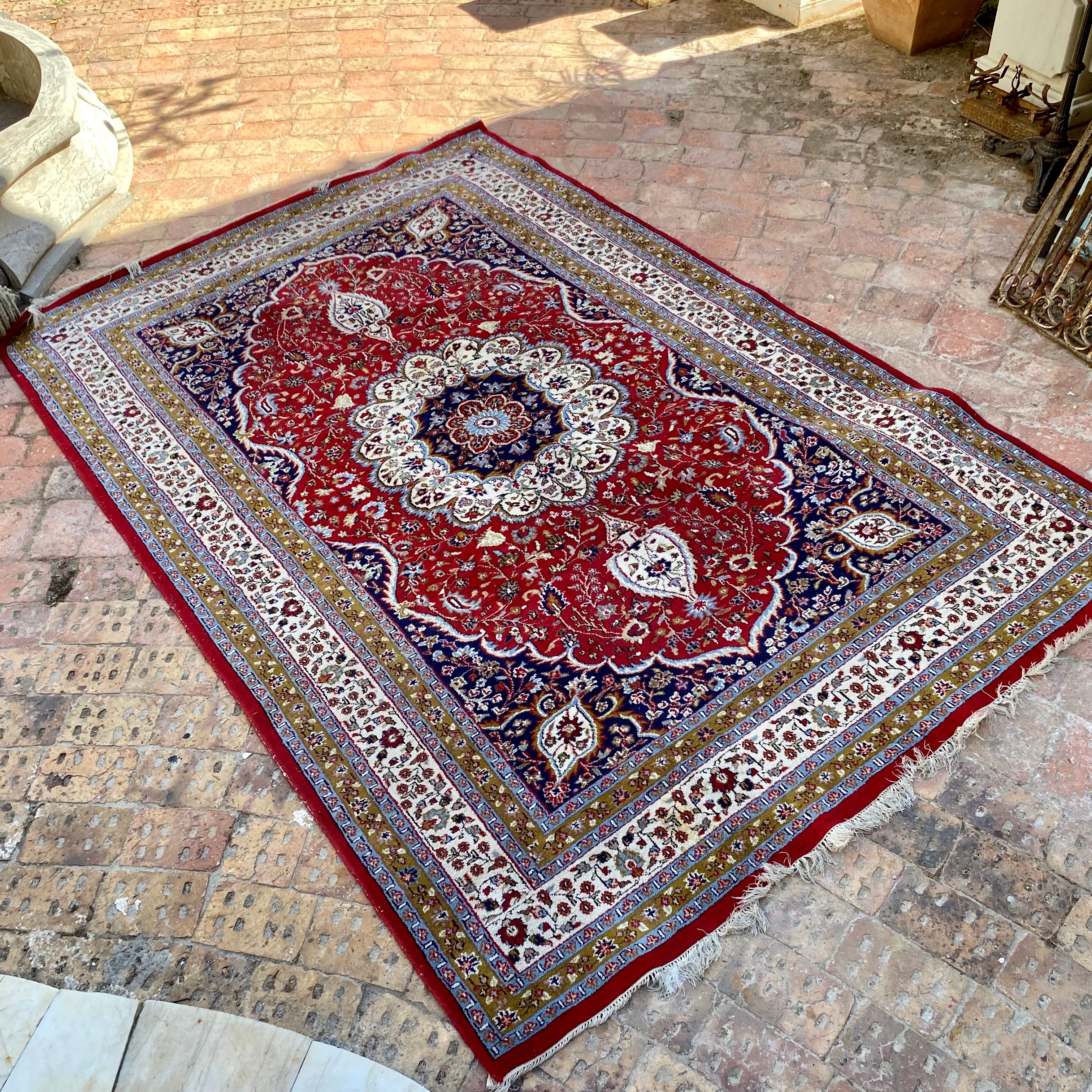 Beautiful Bright Vintage Rug