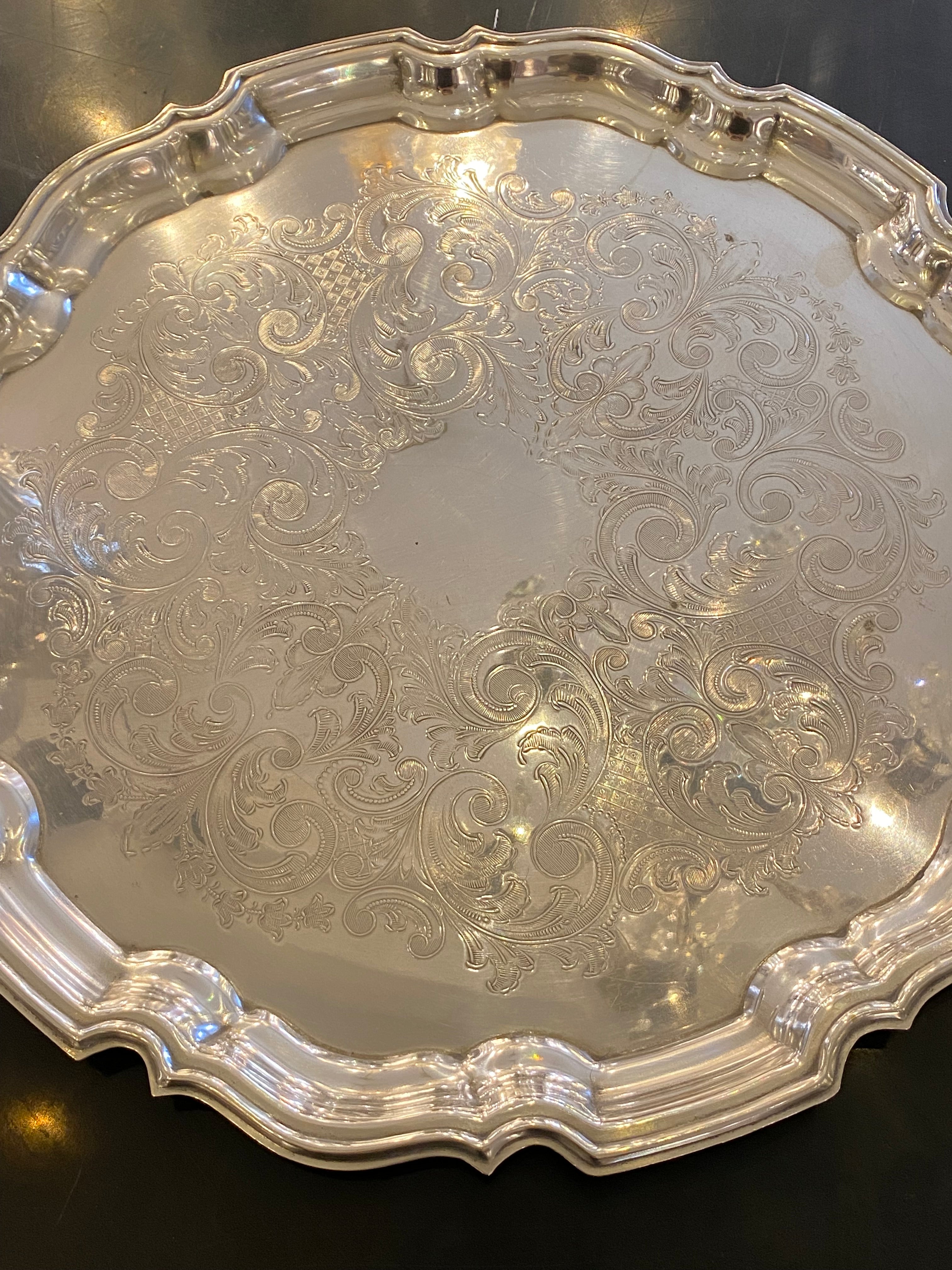 Vintage Silver Plated Tray - SOLD