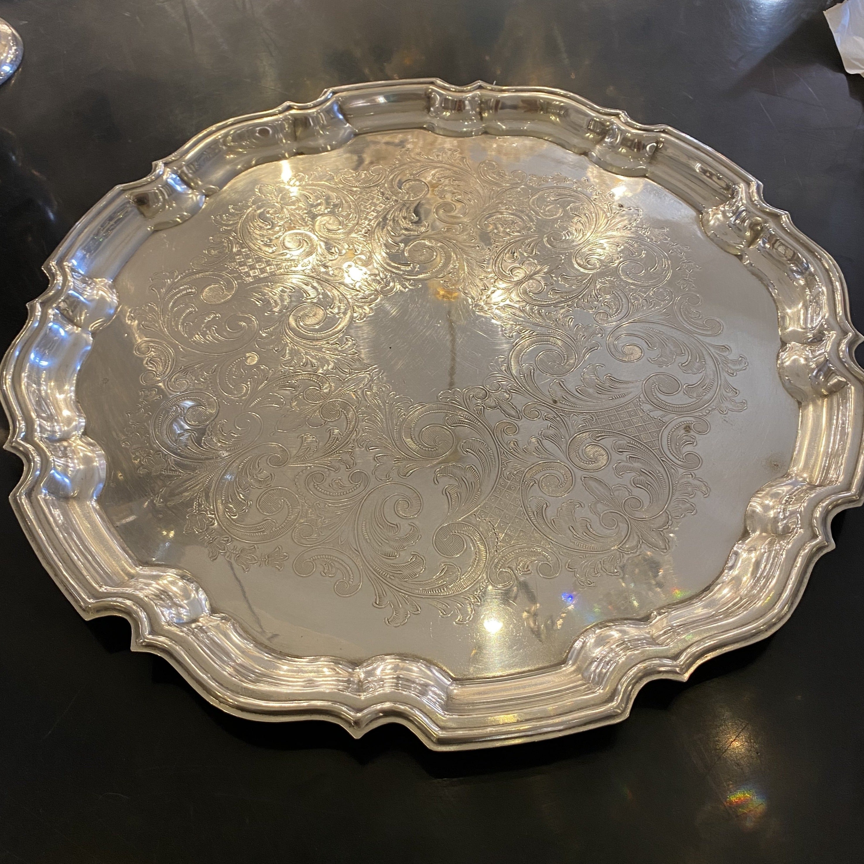 Vintage Silver Plated Tray - SOLD