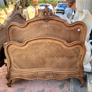 Antique Walnut Bed Set - Double