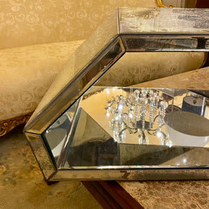 Modern Aged Mirror Coffee Table