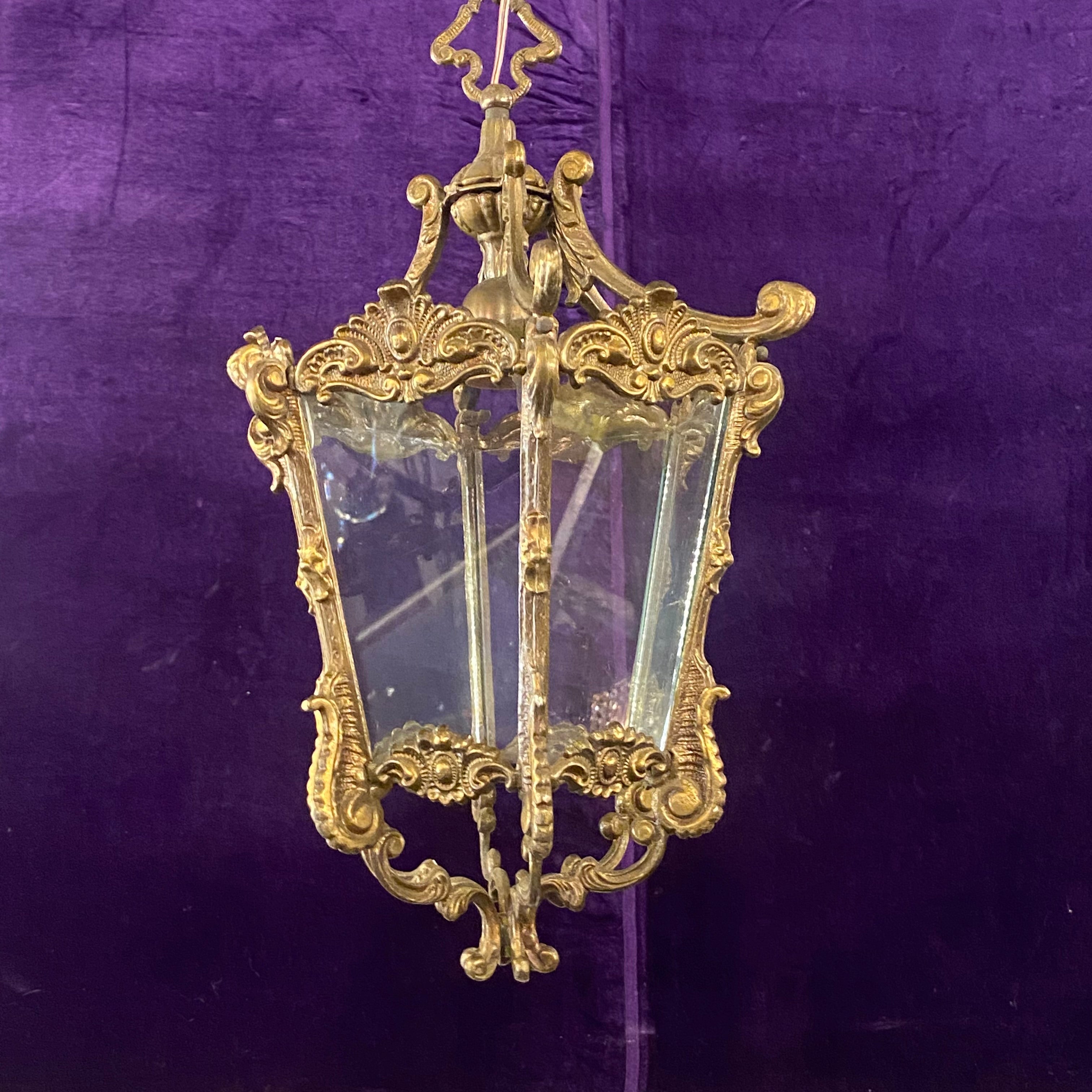 Special Antique Brass Lantern