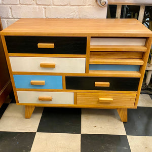 Funky Retro Style Chest of Drawers - SOLD