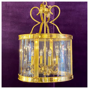 Polished Brass Lantern - SOLD