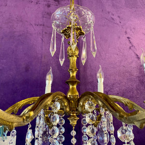 Antique French Chandelier - Pair Available - SOLD