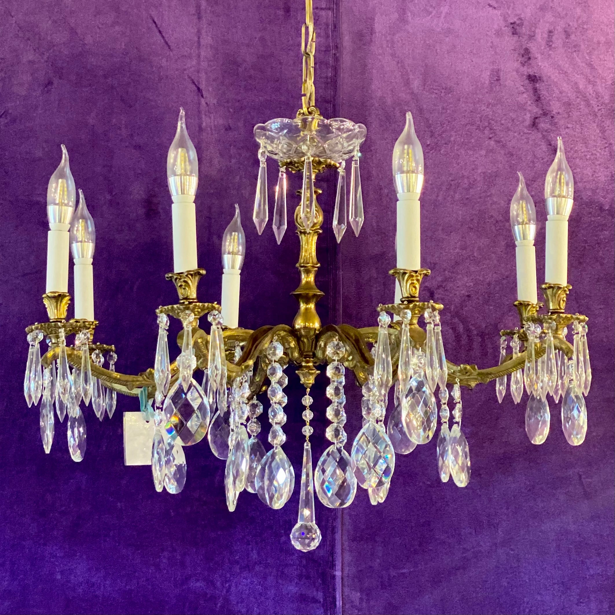 Antique French Chandelier - Pair Available - SOLD