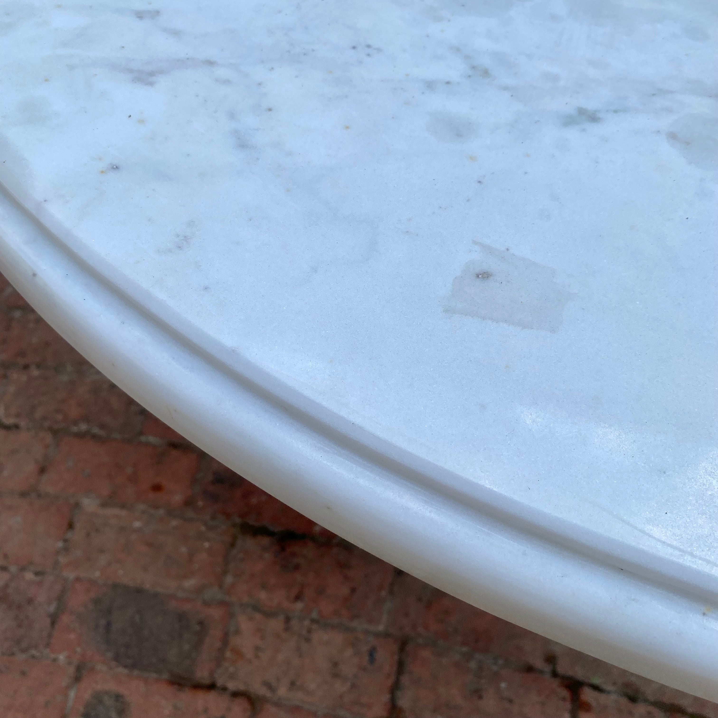 White Marble Table Top - SOLD