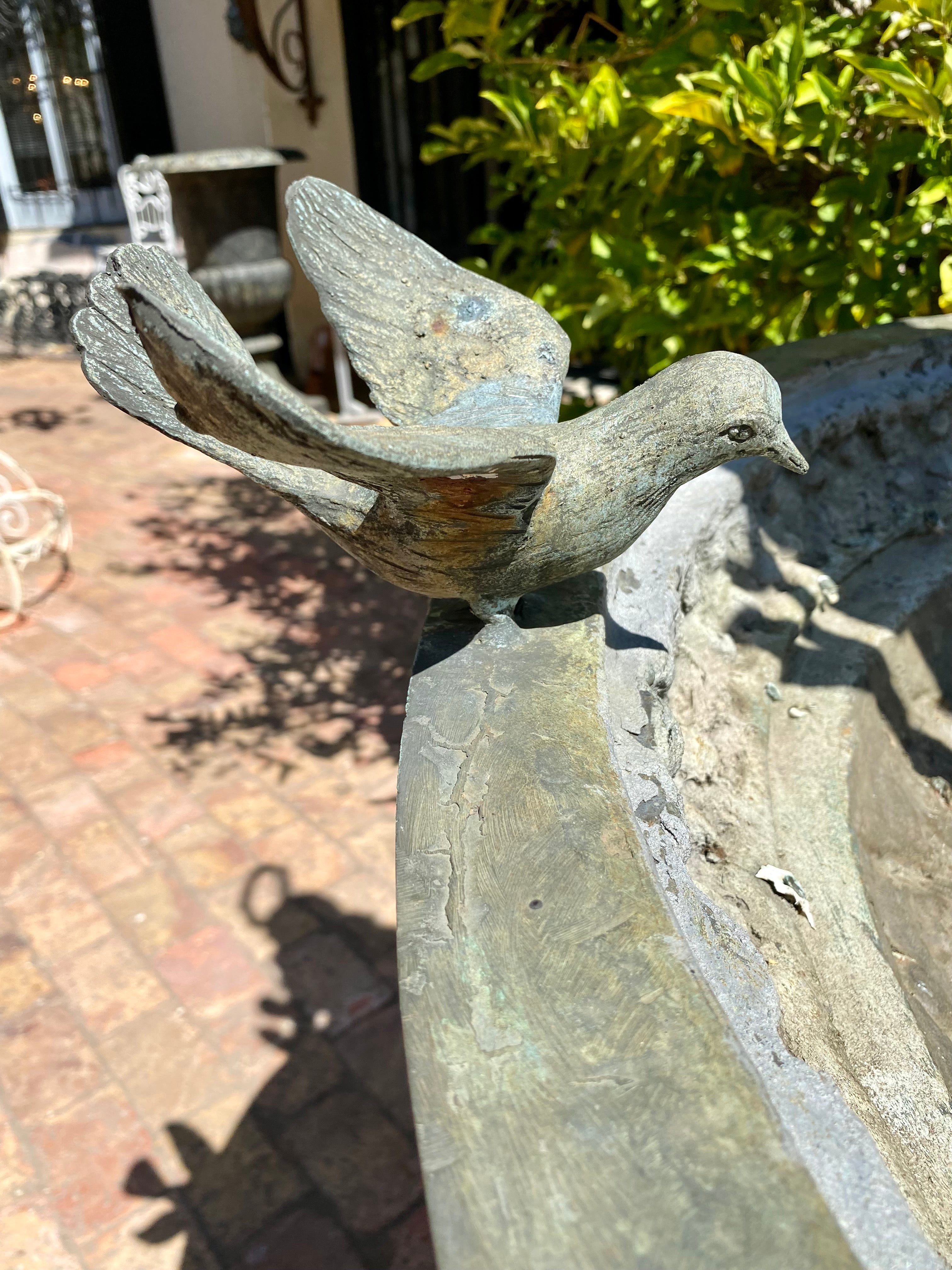 Exquisite! Aged Bronze Water Fountain - SOLD