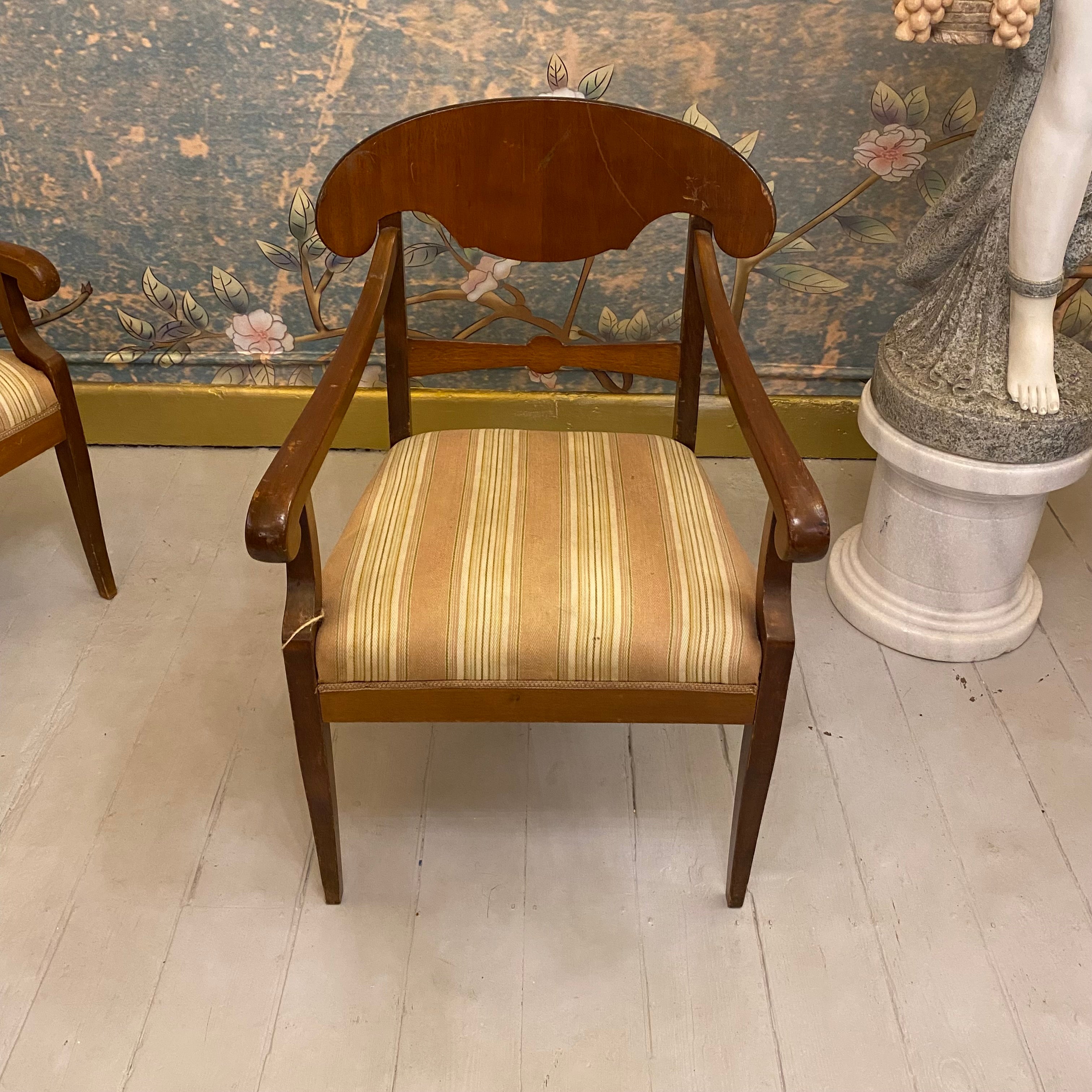 Pair of Antique Biedermeier Armchairs - SOLD