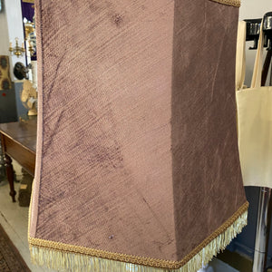 Mauve Velvet Lampshade - SOLD