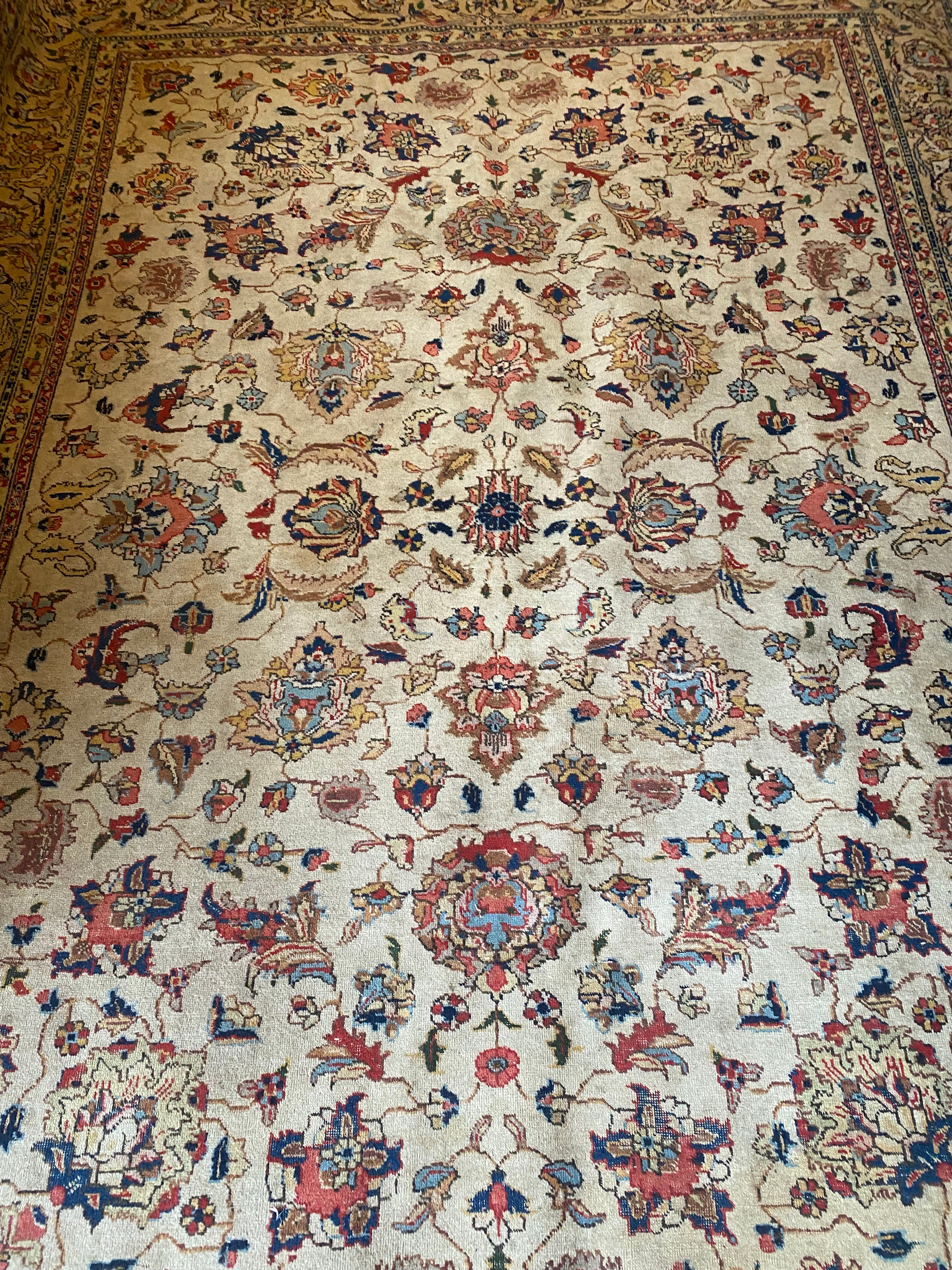 Cream Vintage Rug - SOLD