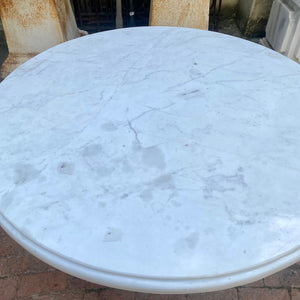 White Marble Table Top - SOLD