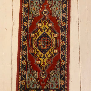 Red & Navy Vintage Rug