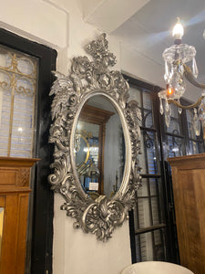 Ornate French Style Mirror with Bird Detail