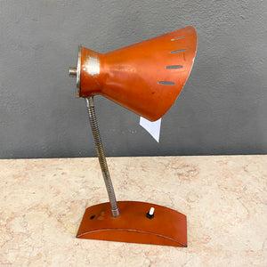 Vintage Adjustable Steel Desk Lamp - SOLD