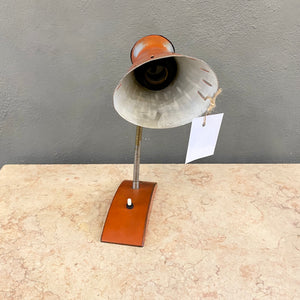 Vintage Adjustable Steel Desk Lamp - SOLD