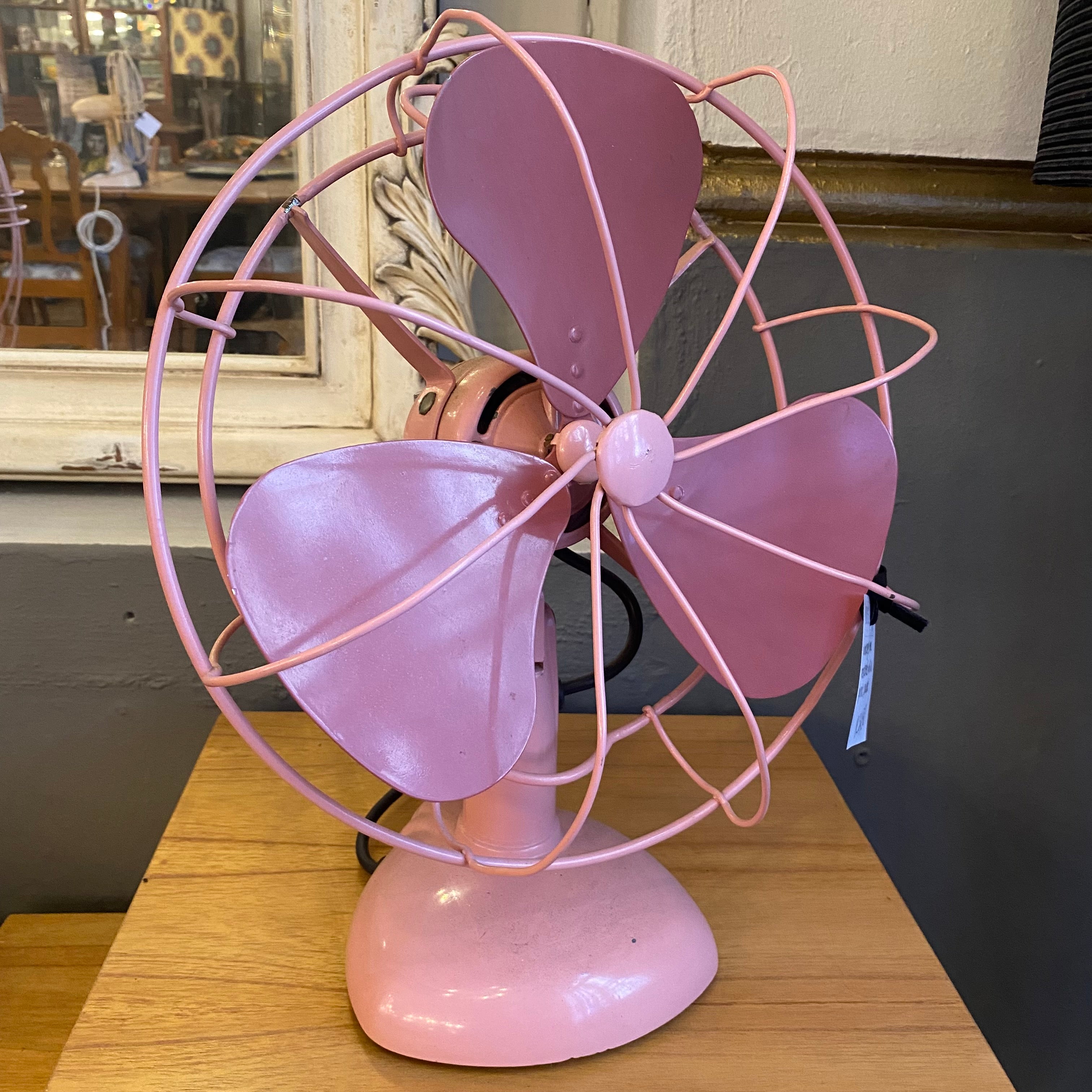 Vintage Pink Fan - SOLD