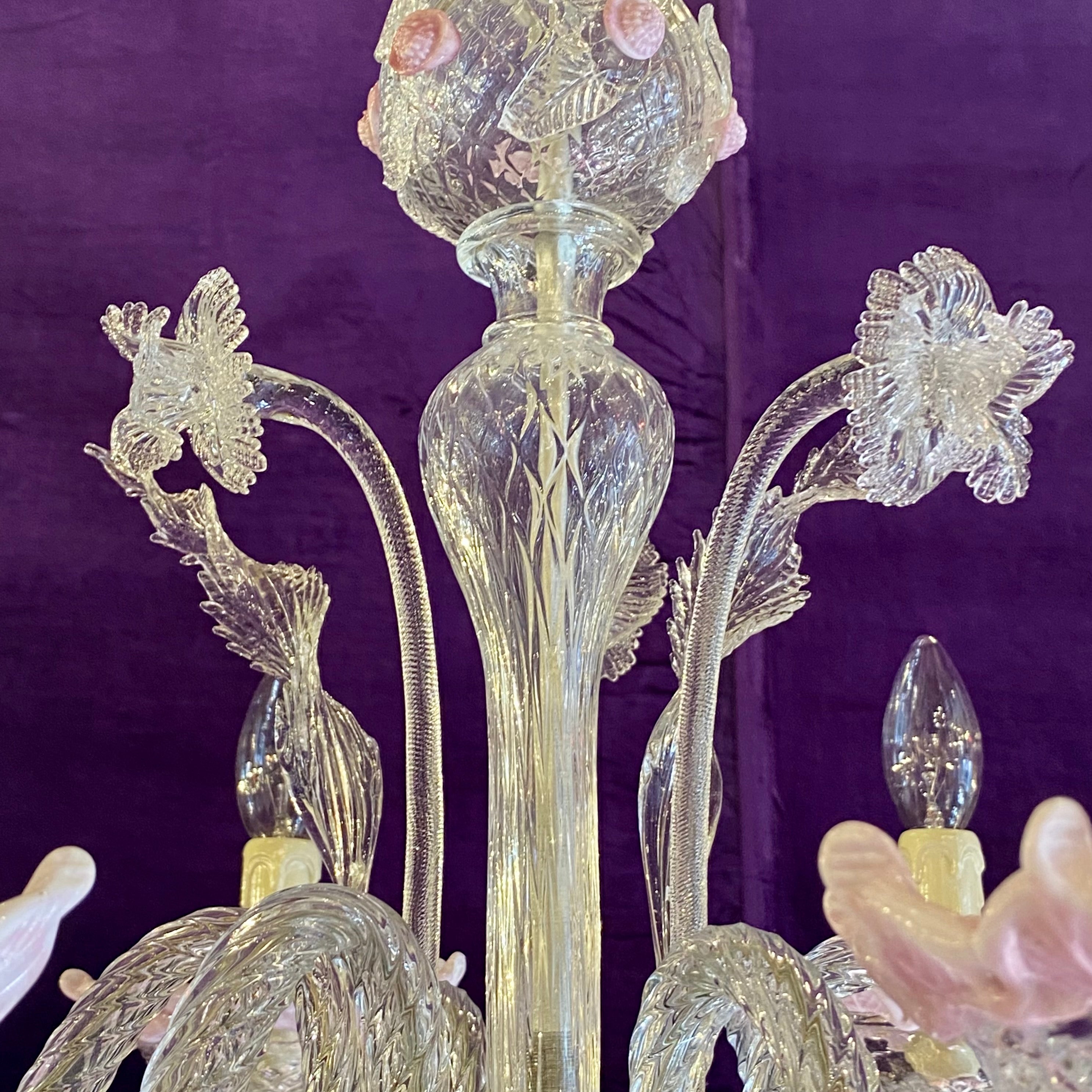 Antique Murano Glass Chandelier - SOLD