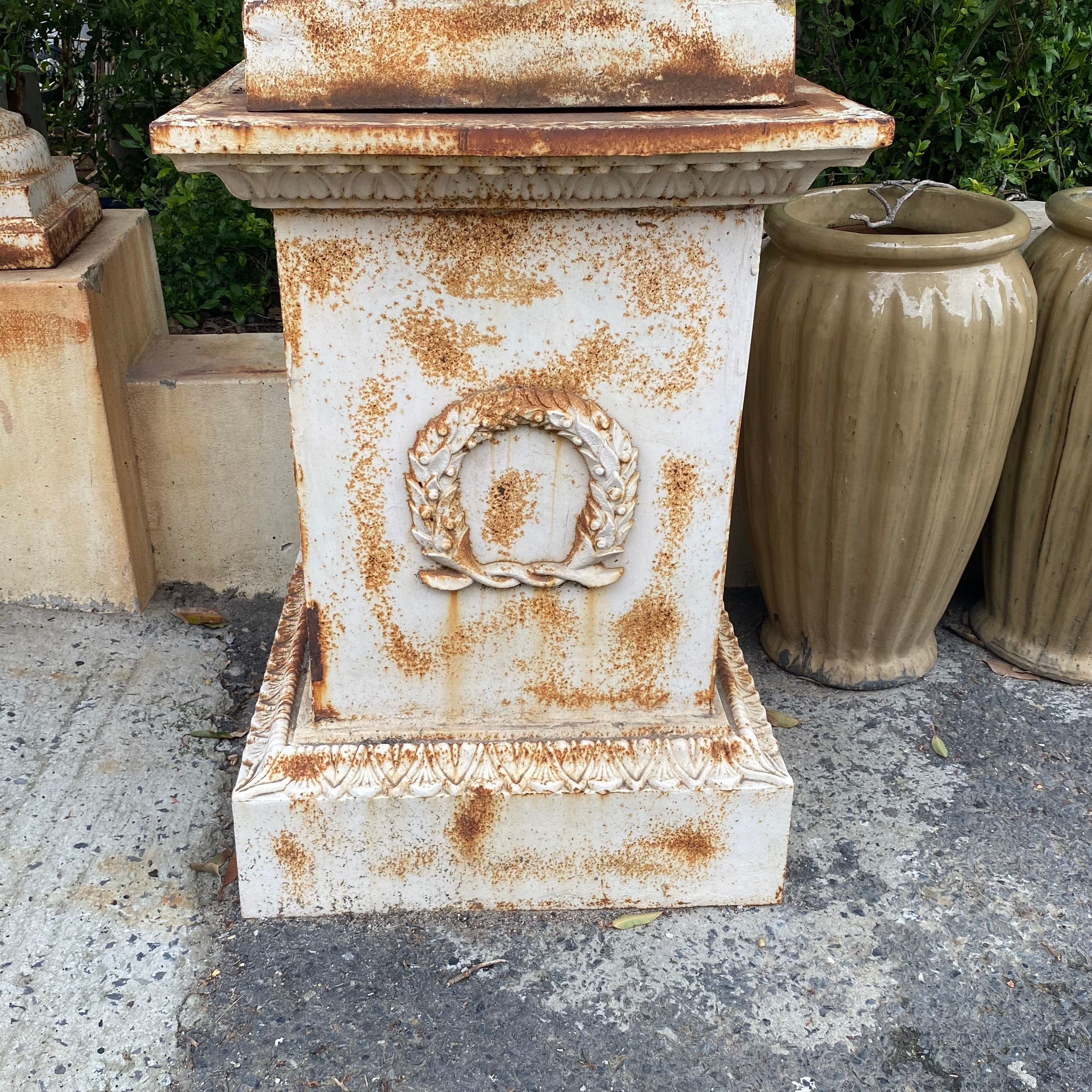 Large Cast Iron Plinth - SOLD