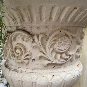 Small Ornate Cast Iron Urn - SOLD