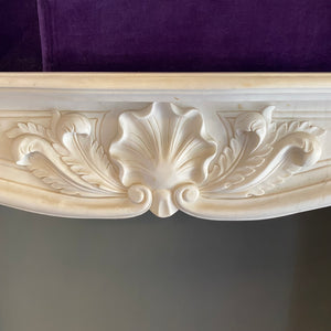 Classic White Marble Fire Surround - SOLD