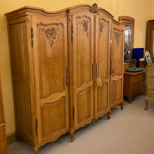 Large Antique French Oak Wardrobe - SOLD