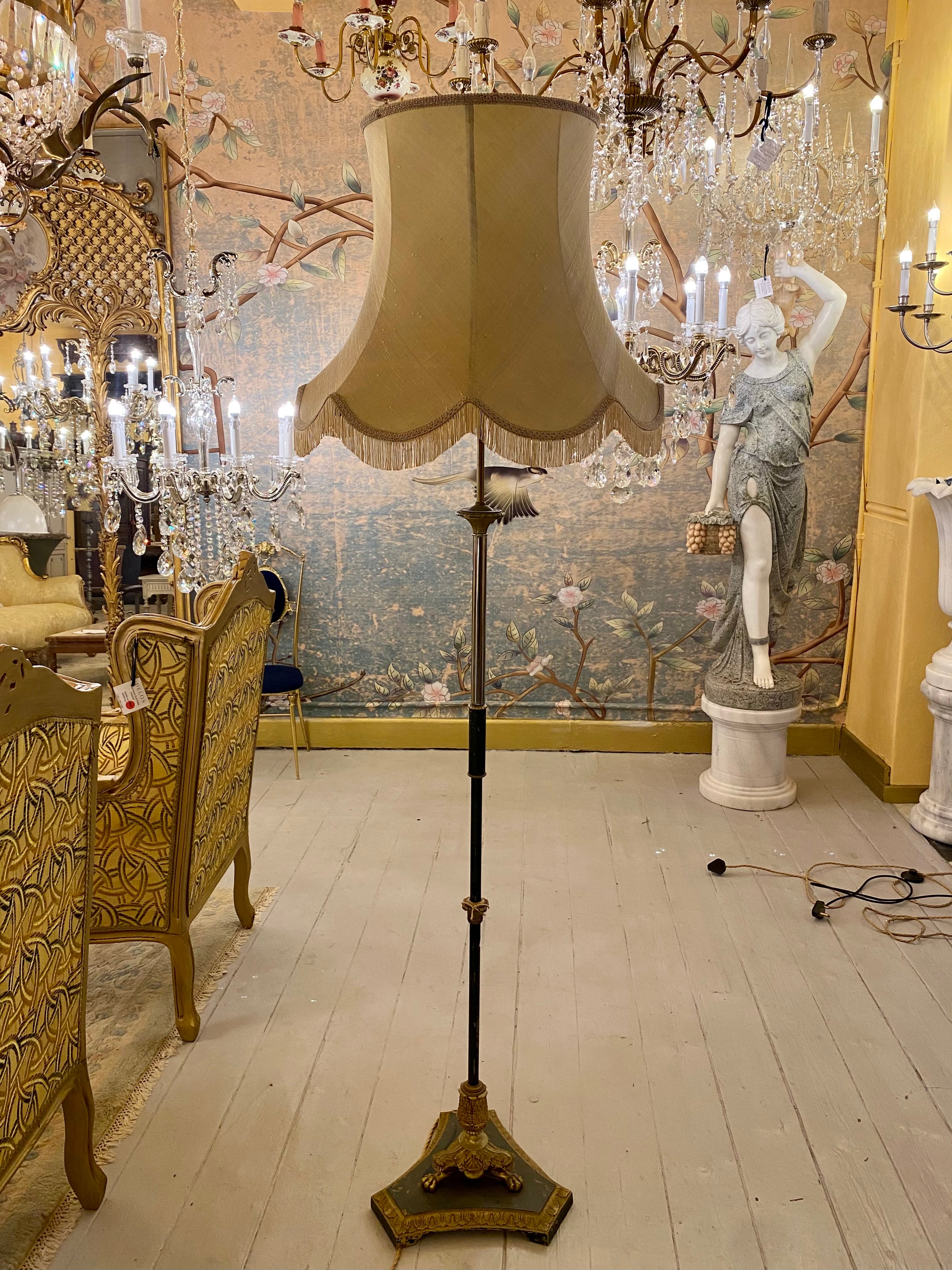 Antique Empire Style Standing Lamp - SOLD