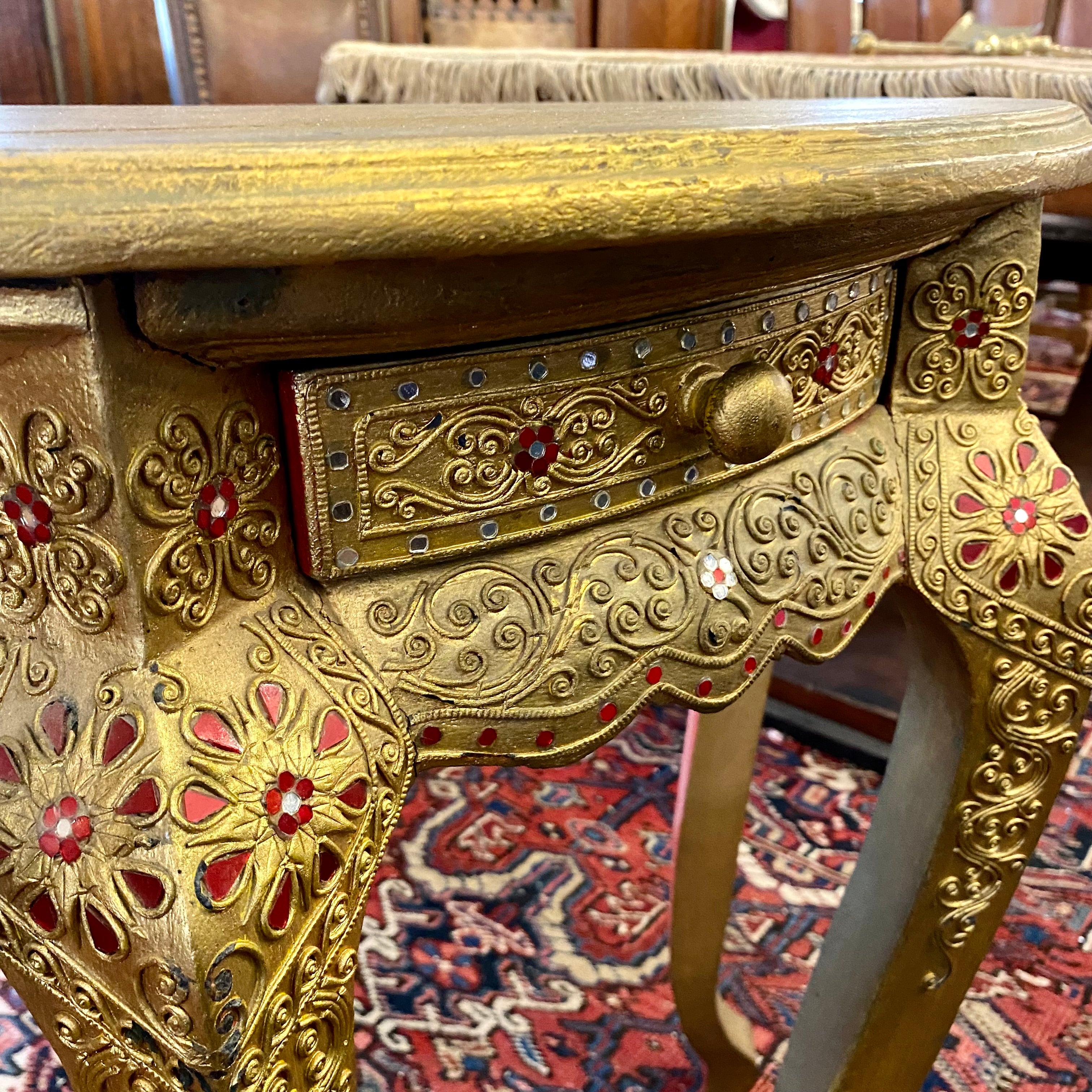 French Style Gold Pedestal